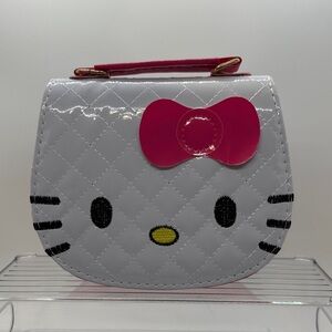 Hello Kitty Quilted White and Pink Bag